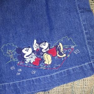 OFFICIAL DISNEY MINNIE AND MICKEY jean skort